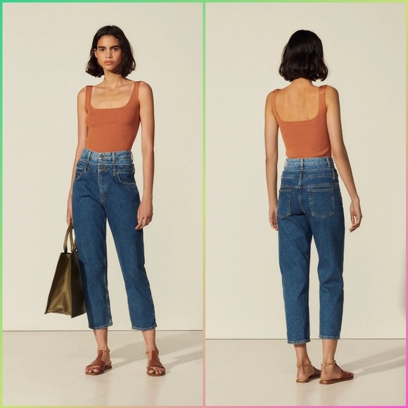 SANDRO Trompe L’œil Mom Jeans - Picture 1 of 11